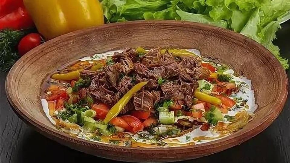 Курутоб с мясом