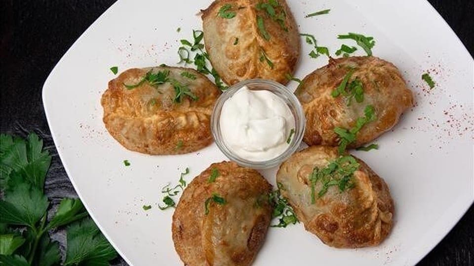 Жаренные манты